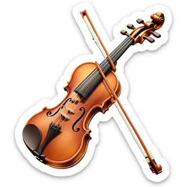Violin sticker
