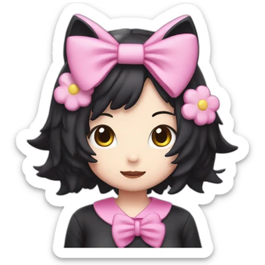 hello-kitty-kuromi sticker