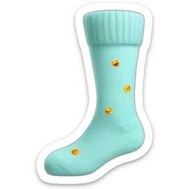 Socks with smell sticker
