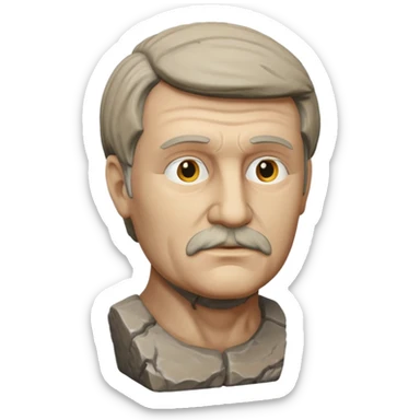 bust of Werner Sombart sticker