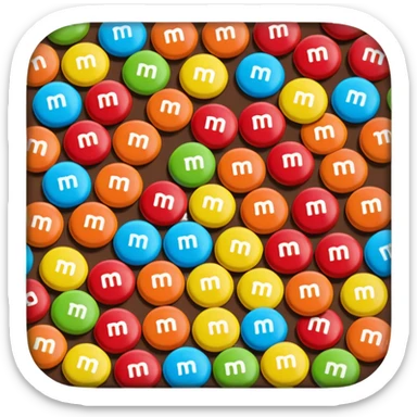 m&m sticker