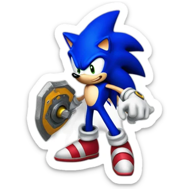 Sonic the hedgehog Warhammer sticker