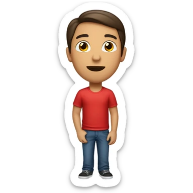  Brunette boy drinking red solo cup sticker