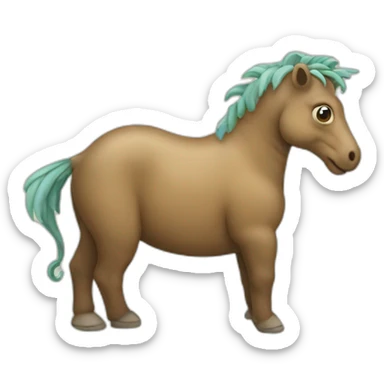 Hippocampe sticker
