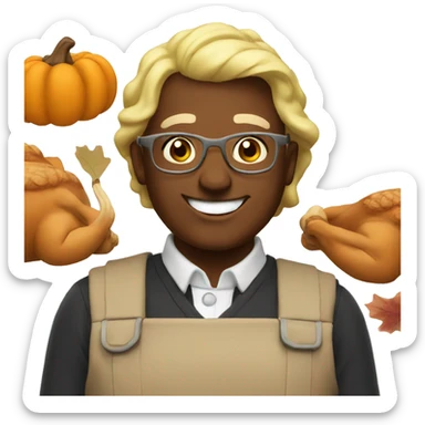 happy thanksgiving  sticker