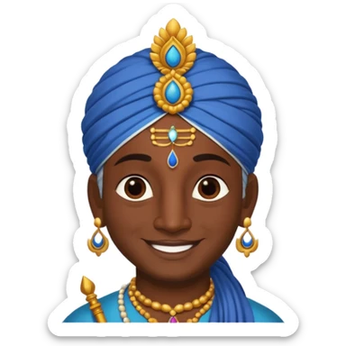  Mature Lord Krishna sticker