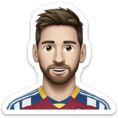 Messi équipe de miami sticker