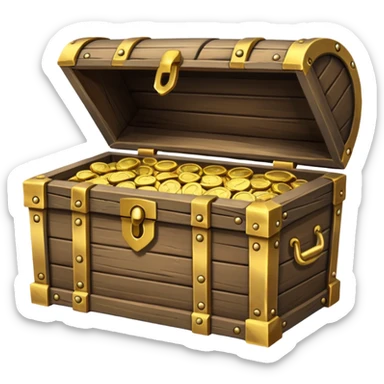 treasure chest sticker