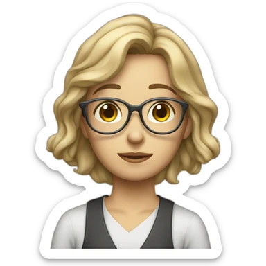 teacher of math want a rest sticker