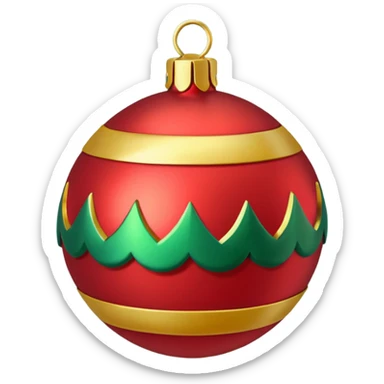 Vintage retro christmas  sticker