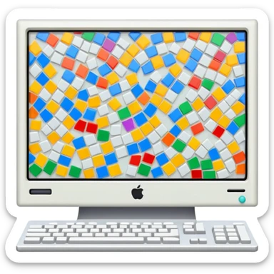 Mosaic web browser 1993 computer screen sticker