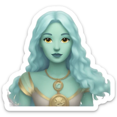 Tarot cards pastel colors sticker