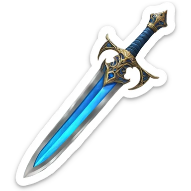 Magic Sapphire sword sticker