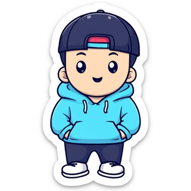 Changbin from Stray Kids, rapper sticker