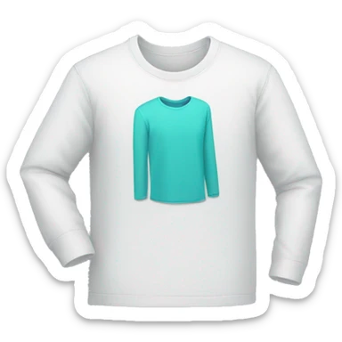 tshirt with long sleeves sticker