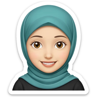 Muslim girl  sticker
