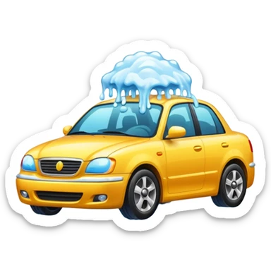 generate emoji for car wash icon sticker