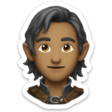 Dungeons and dragons rogue sticker