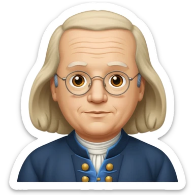 Benjamin Franklin sticker