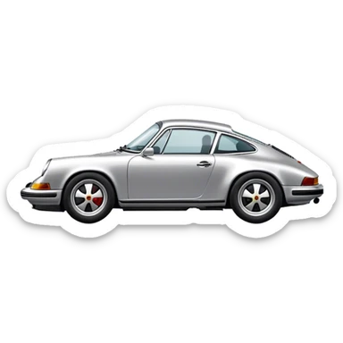 Porsche 911 side old sticker