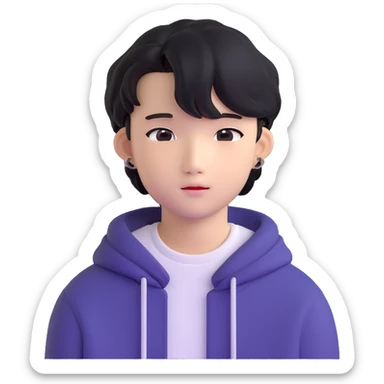 Lee Know from Stray Kids, K-pop idol sticker
