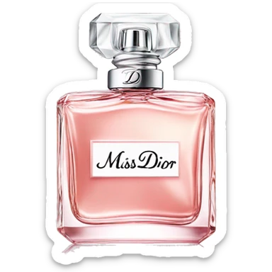 Miss dior perfume sticker