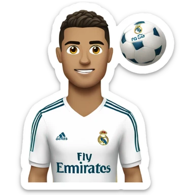 ronaldo real madrid sticker