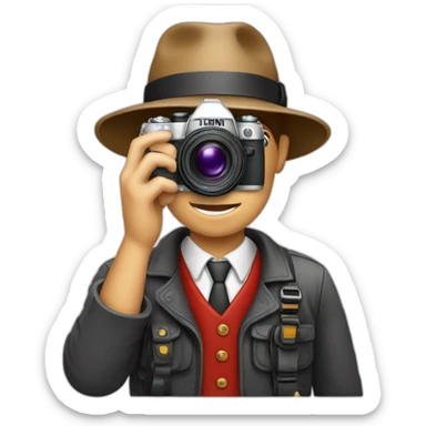 swiss photographer with camera sticker