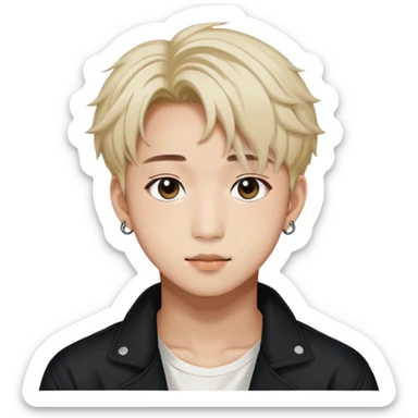 Bang Chan from Stray Kids, K-pop idol sticker