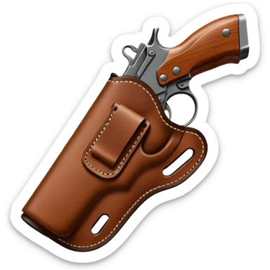 Gun Holster without gun sticker