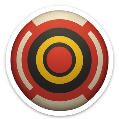 Aboriginal flag emoji  sticker