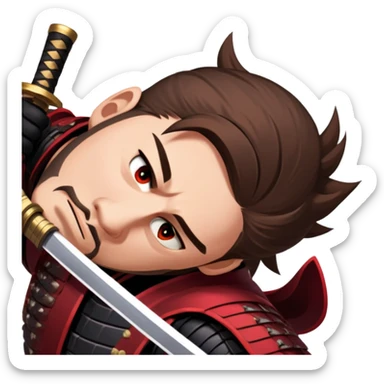 Fierce Samurai sticker