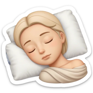 imagine tot sleeping now sticker