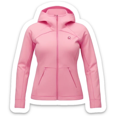 lululemon pink define jacket sticker