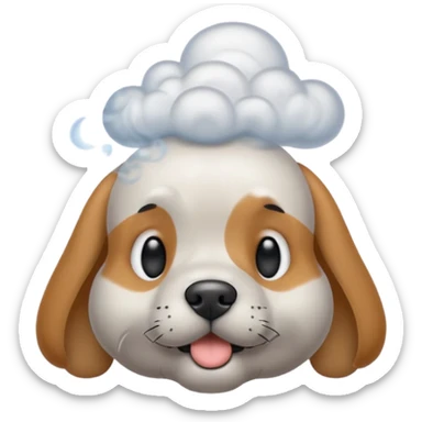 doggie smoke weed sticker