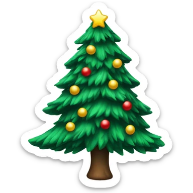 christmas tree  sticker