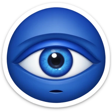 lapis lazuli with eyes cartoon sticker