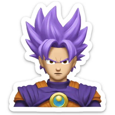 Trunks super saiyan god sticker