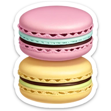 Macaroon sticker