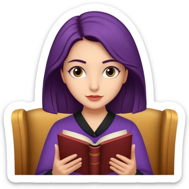 Liliana leyendo  el libro “Una Perfecta Oportunidad” de Andrea Smith de Wattpad  sticker