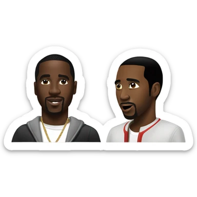 Diddy and meek mill sticker
