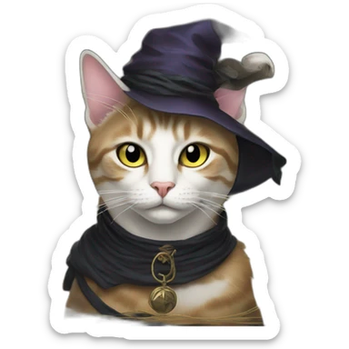 cat-witch-tarot sticker