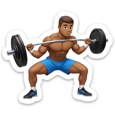barbell bent over row sticker