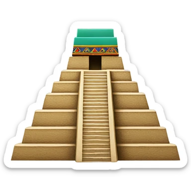 Pirámide maya sticker
