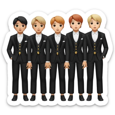 kpop bts group sticker