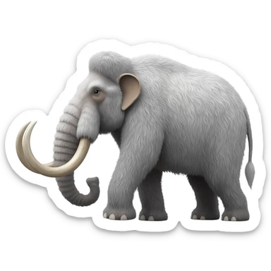 Mammoth sticker