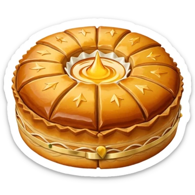 comment trouver la fève dans la galette des rois sticker