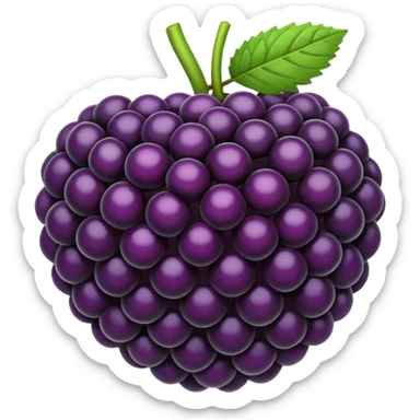 A blackberry sticker