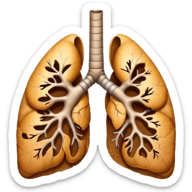lungs disease sticker