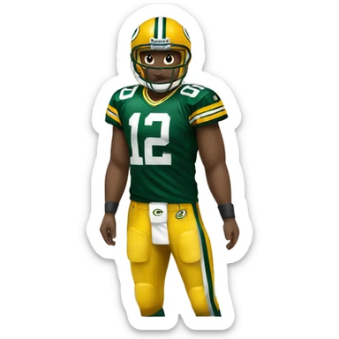 Green Bay packers jersey sticker